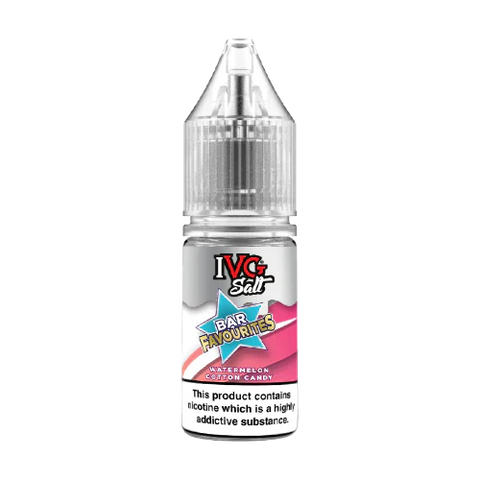 IVG - BAR FAVOURITES - WATERMELON COTTON CANDY - SALTS [PACK OF 3]