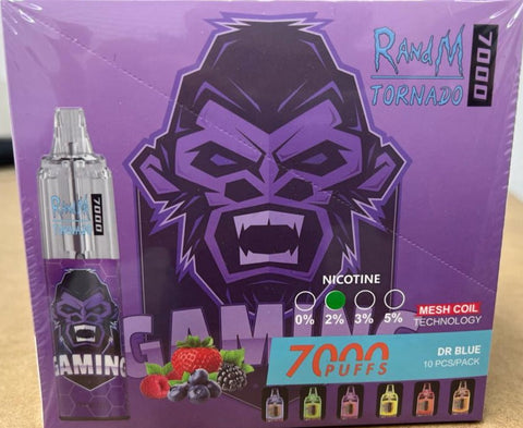 RANDM Tornado 7000 Puffs Disposable Vape-Dr Blue