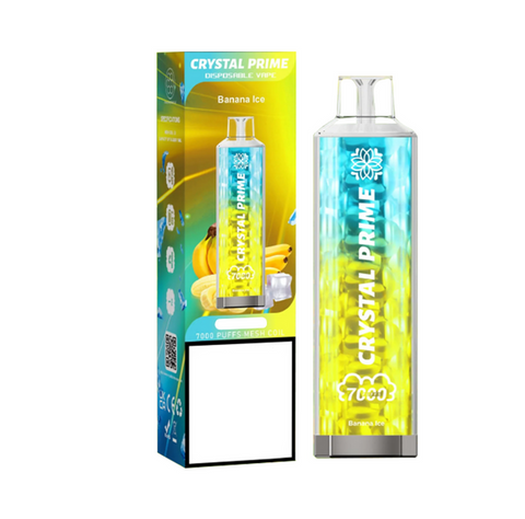 Banana Ice Crystal Prime 7000 Disposable Vape