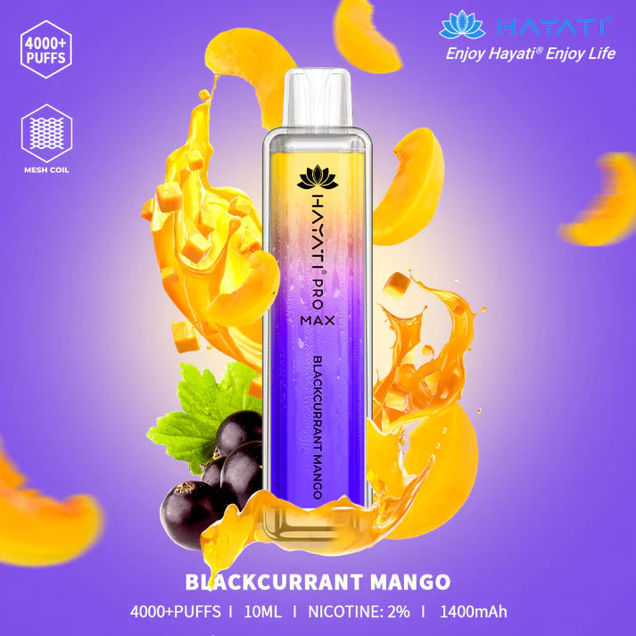Blackcurrant Mango Crystal Pro Max 4000 Disposable Vape