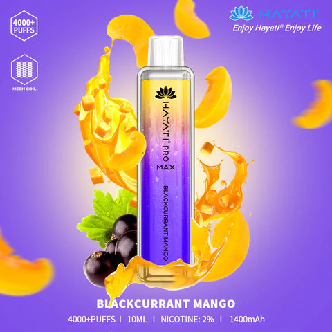 Blackcurrant Mango Crystal Pro Max 4000 Disposable Vape