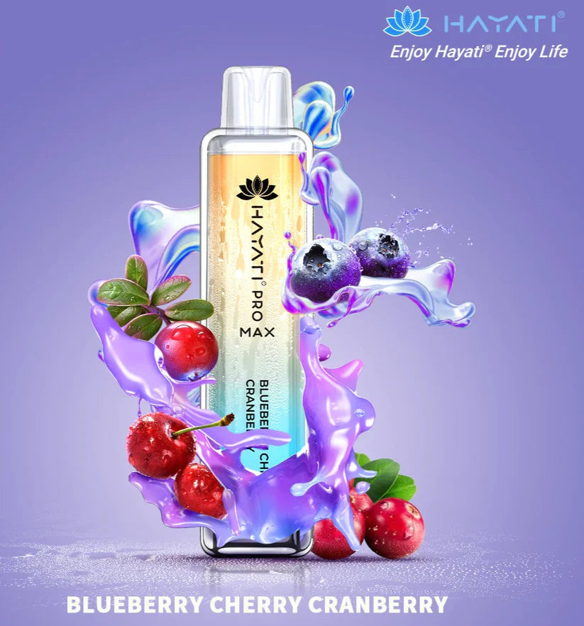 Blueberry Cherry Cranberry Crystal Pro Max 4000 Disposable Vape