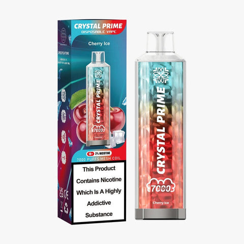 Cherry Ice Crystal Prime 7000 Disposable Vape