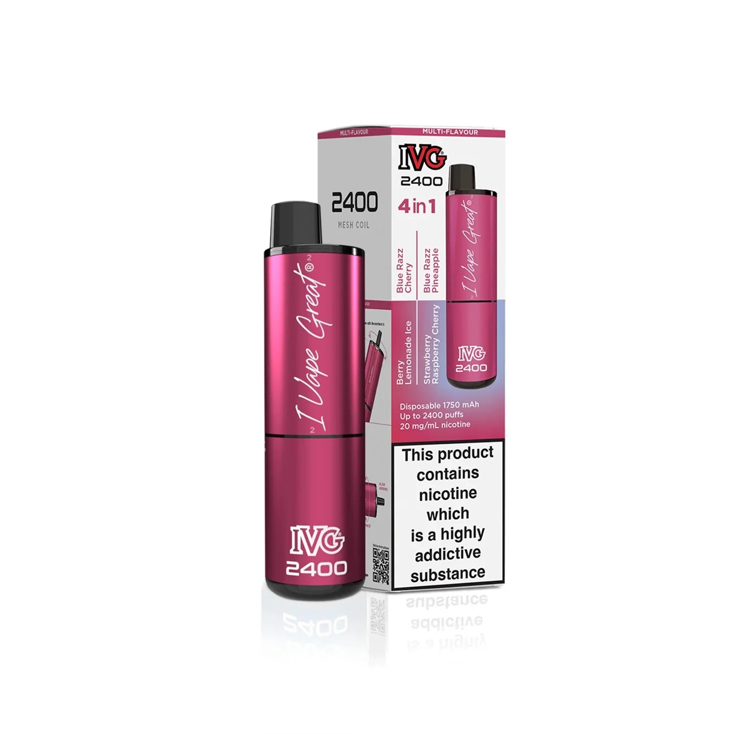 IVG 2400 DISPOSABLE VAPE