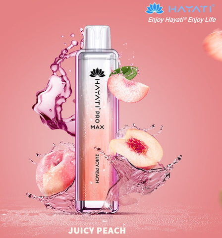 Juicy Peach Crystal Pro Max 4000 Disposable Vape