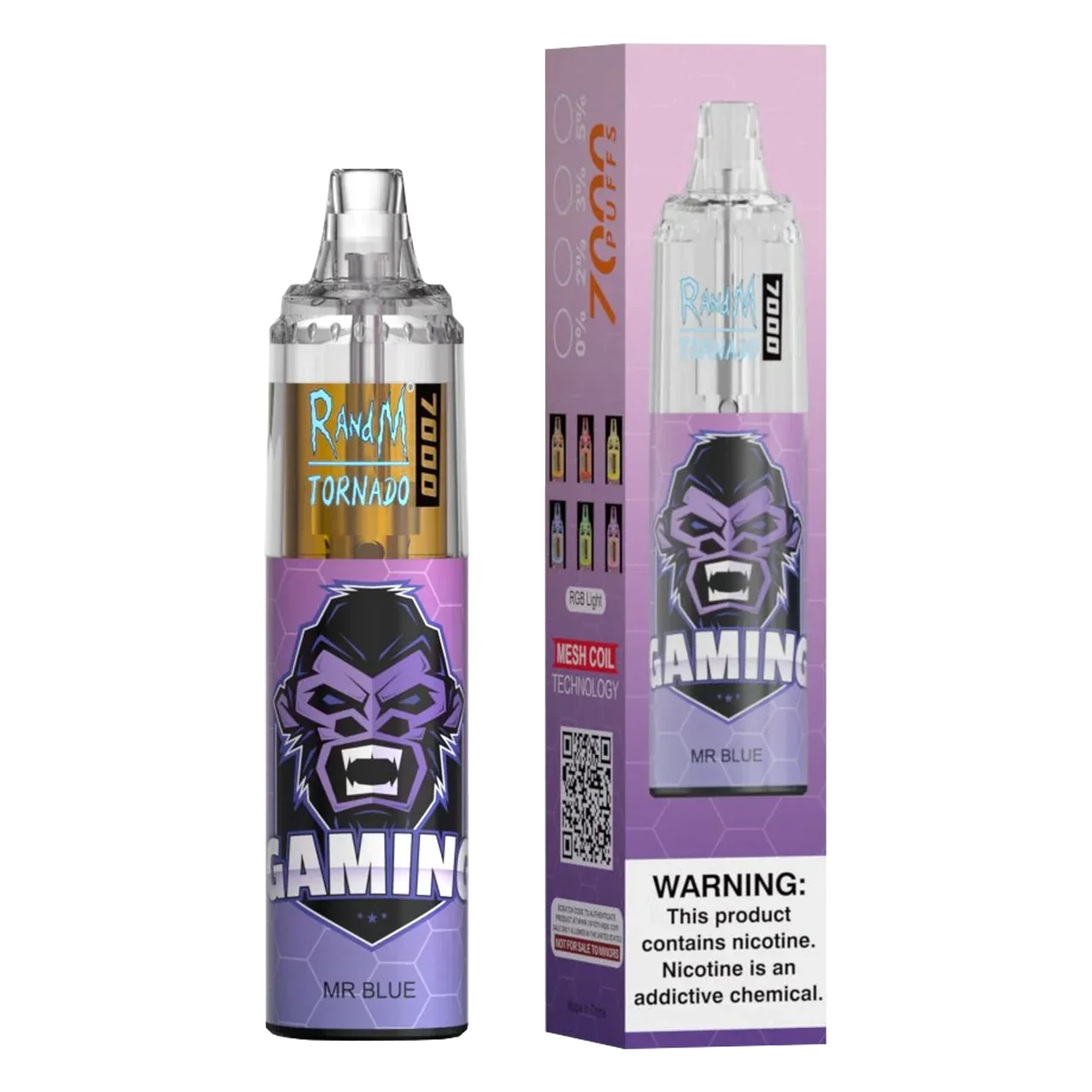 RANDM Tornado 7000 Puffs Disposable Vape - Mr Blue