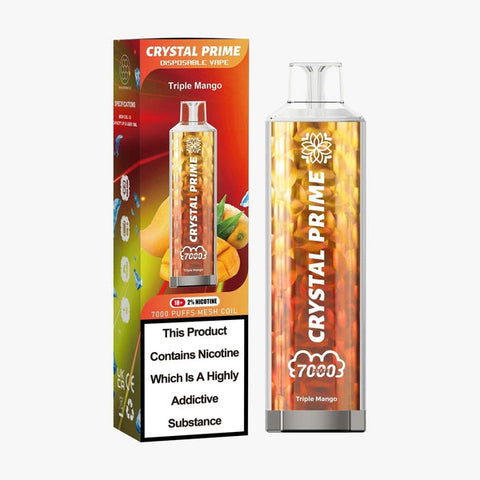 Triple Mango Crystal Prime 7000 Disposable Vape