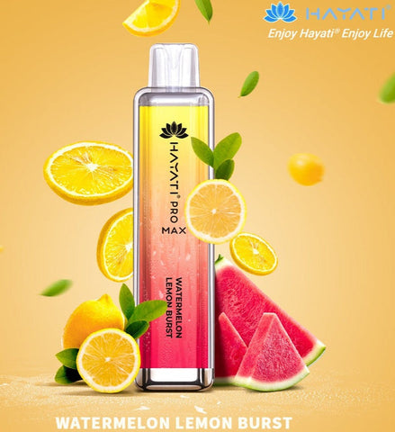 Watermelon Lemon Burst Crystal Pro Max 4000 Disposable Vape