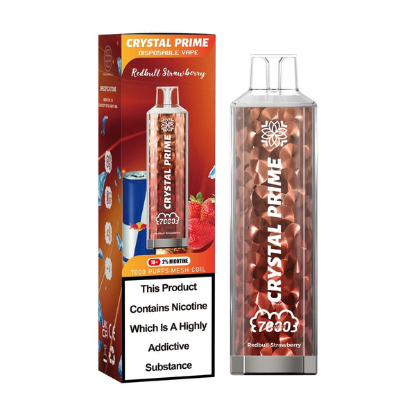 Redbull Strawberry Crystal Prime 7000 Disposable Vape