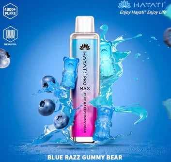 Blue Razz Gummy Bear Crystal Pro Max 4000 Disposable Vape