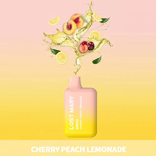 Cheery Peach Lemonade Lost Mary BM600 Disposable Vape