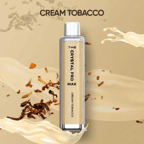 Cream Tobacco Crystal Pro Max 4000 Disposable Vape