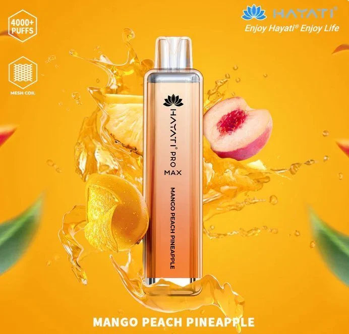 Mango Peach Pineapple Crystal Pro Max 4000 Disposable Vape