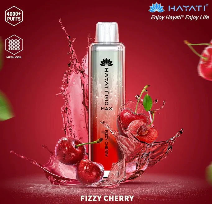 Fizzy Cherry Crystal Pro Max 4000 Disposable Vape